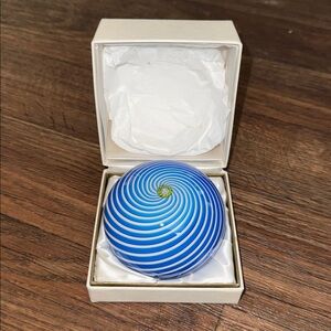 Saint-Louis Pinwheel Glass Paperweight, 1971